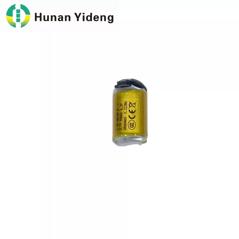 08120 batterie cylindrique de polymère de Li de 3.7V 60mAh