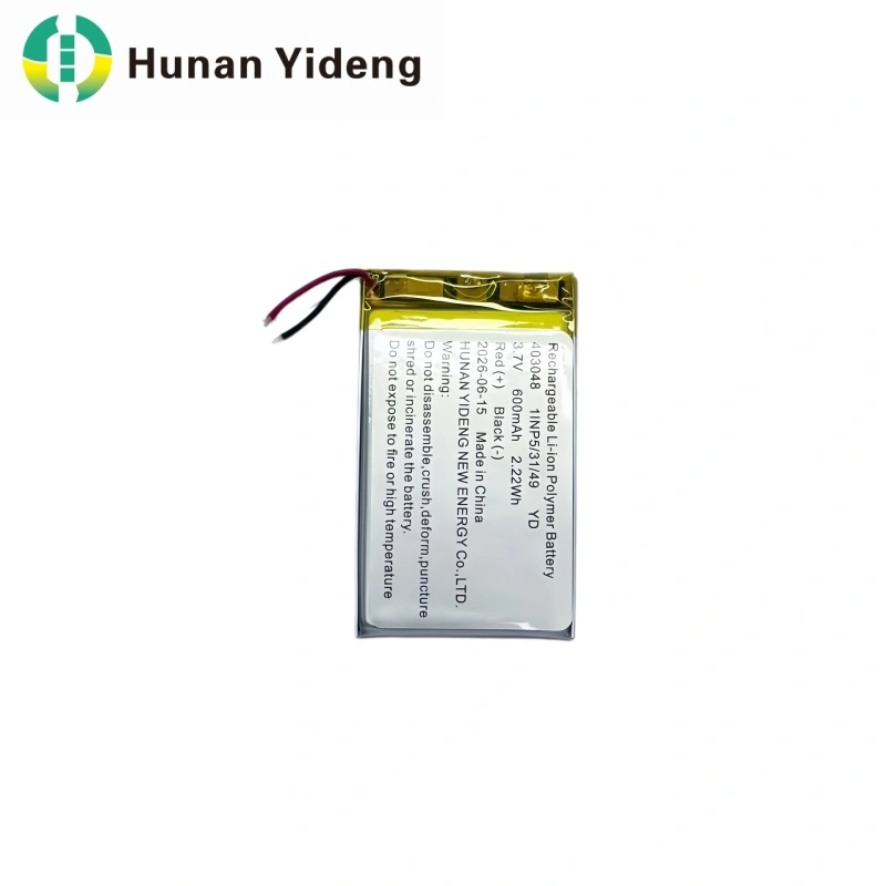cellule ultra mince de Lipo de batterie de polymère de lithium de 3.7V 450mAh 403048 mini