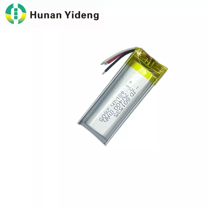 Batterie rechargeable plate de Lipo de polymère de lithium de 3.7V 600mAh 801535
