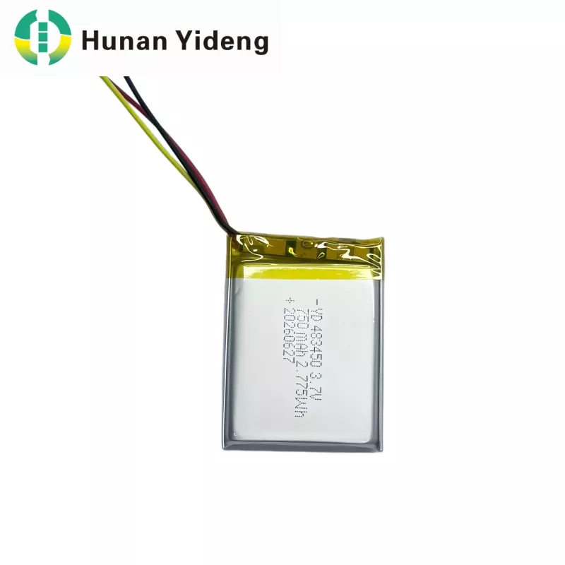 3.7V 750mAh 483447 petite batterie rechargeable de Lipo de polymère de lithium de capacité élevée