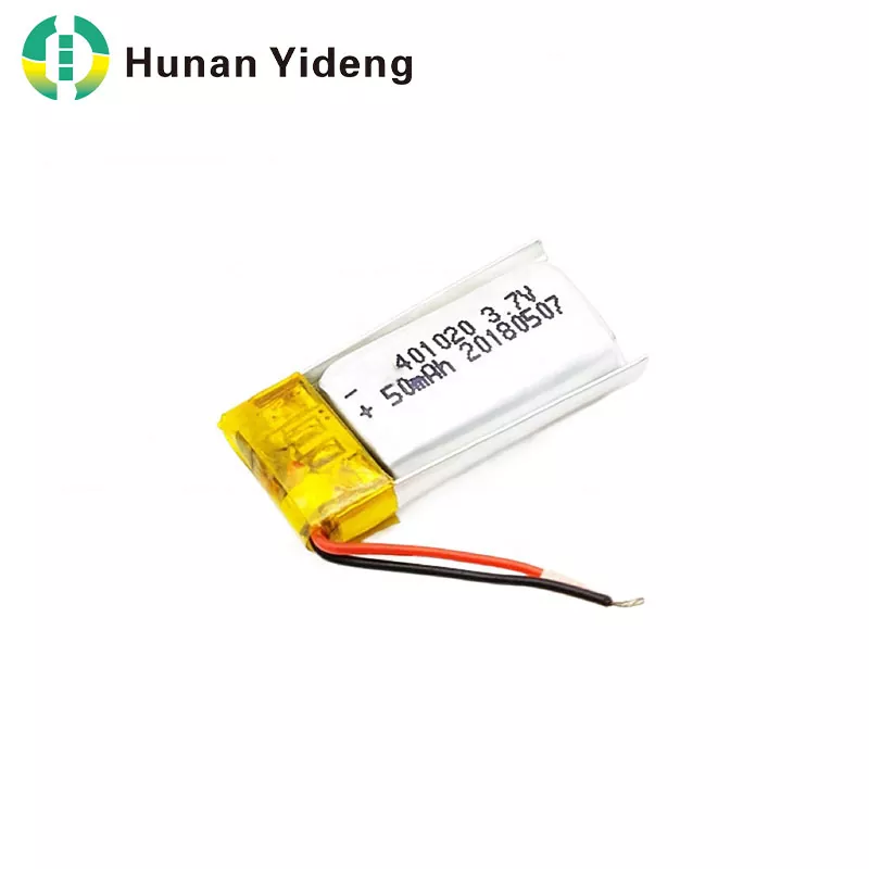 401020 Pâte au lithium polymère 3,7 V 500 mAh