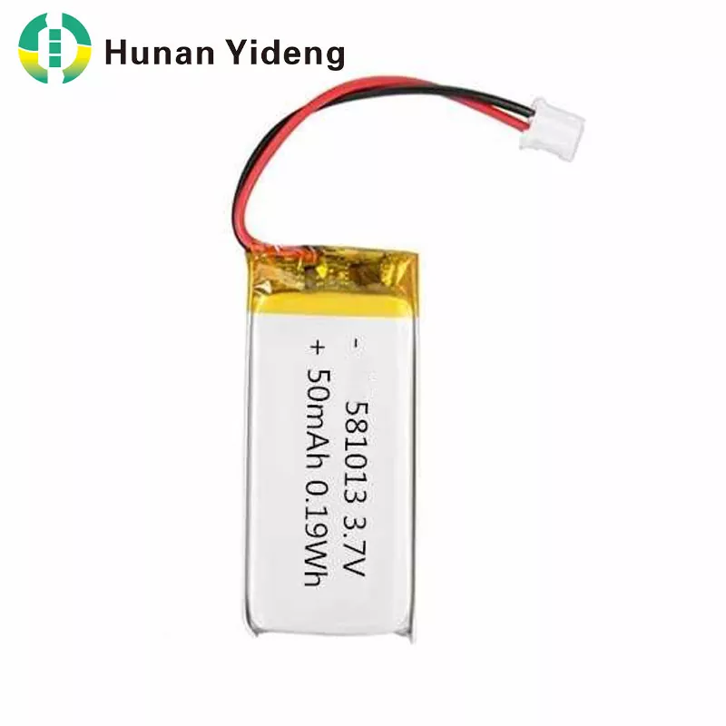 581013 3.7v 50mah Batterie Lithium-Polymère Li Ion Lipo