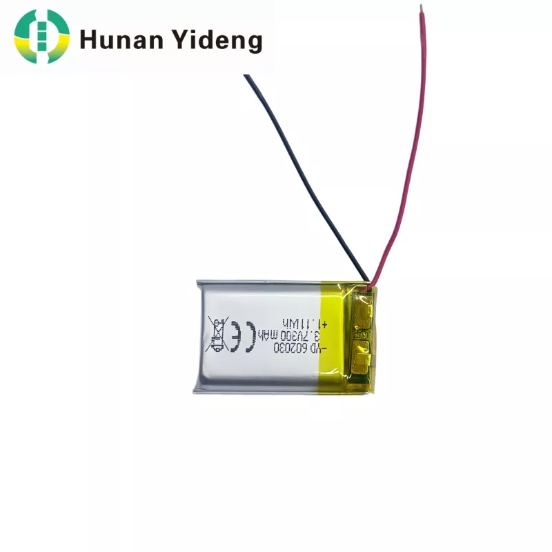 Batterie Li polymère 602030 3.7V 300mAh pour haut-parleur intelligent