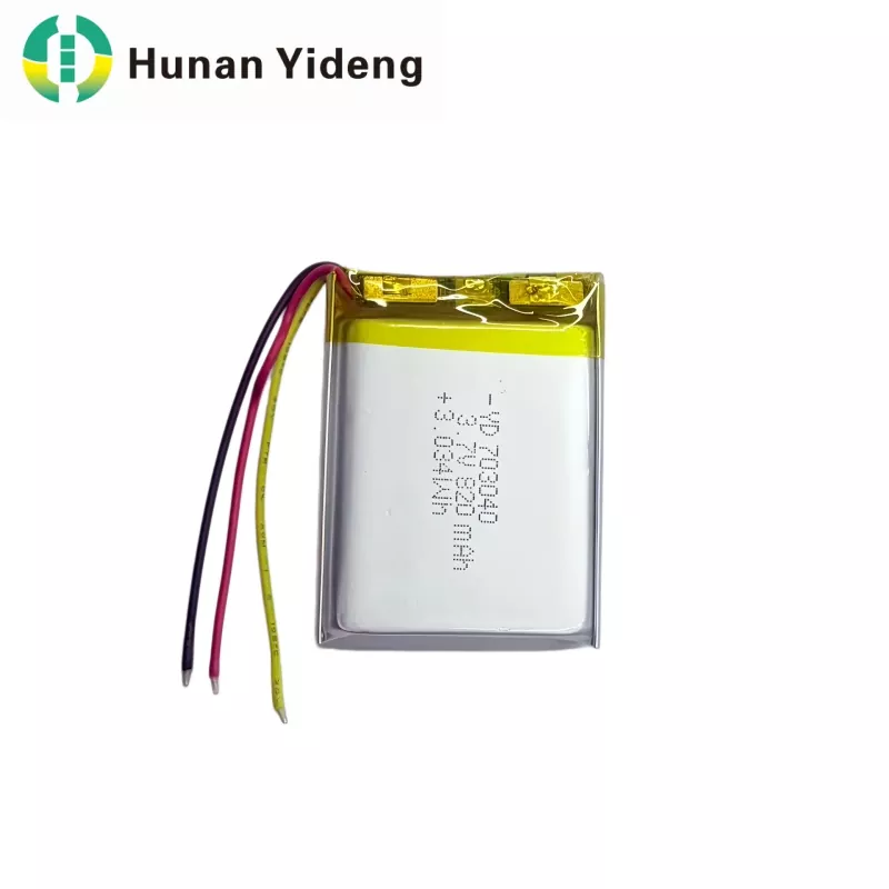 703040 Petite batterie prismatique 3,7 V 820 mAh