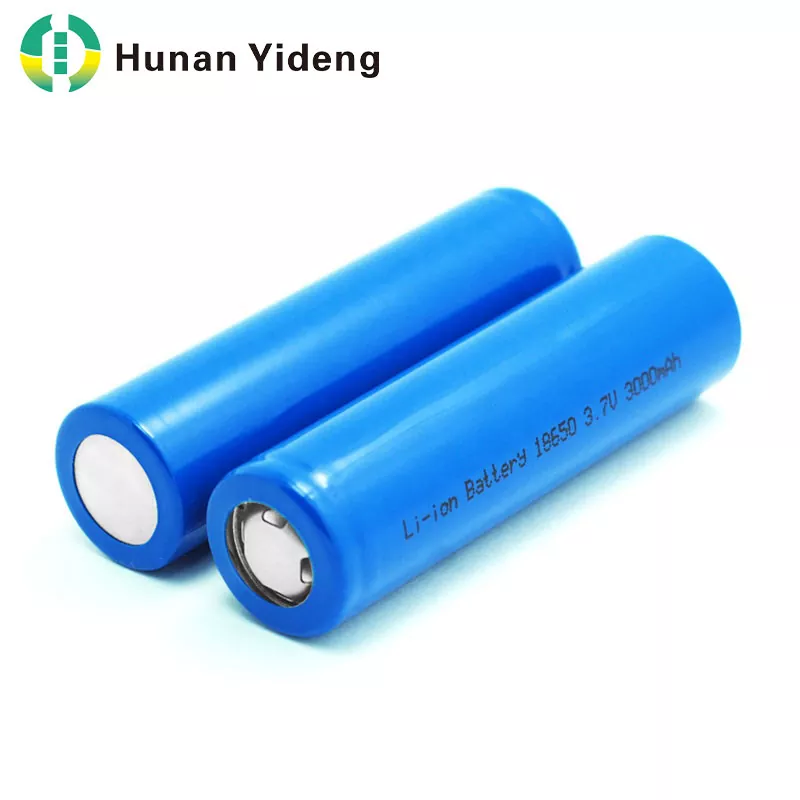 Batterie cylindrique d'ion de lithium de la capacité 18650 élevée 3.7V 3000mAh