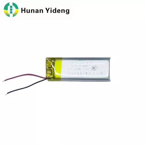220mAh 401541 Tiny Lithium Polymer Rechargeable Battery